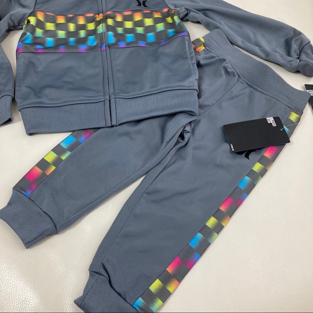 Hurley grey long sleeve active pants set 2300 - Picture 4 of 7